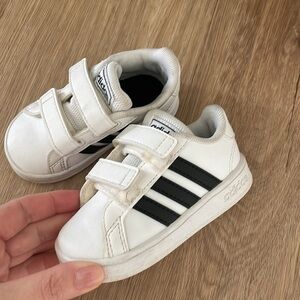 adidas Kids Shoes White and Black